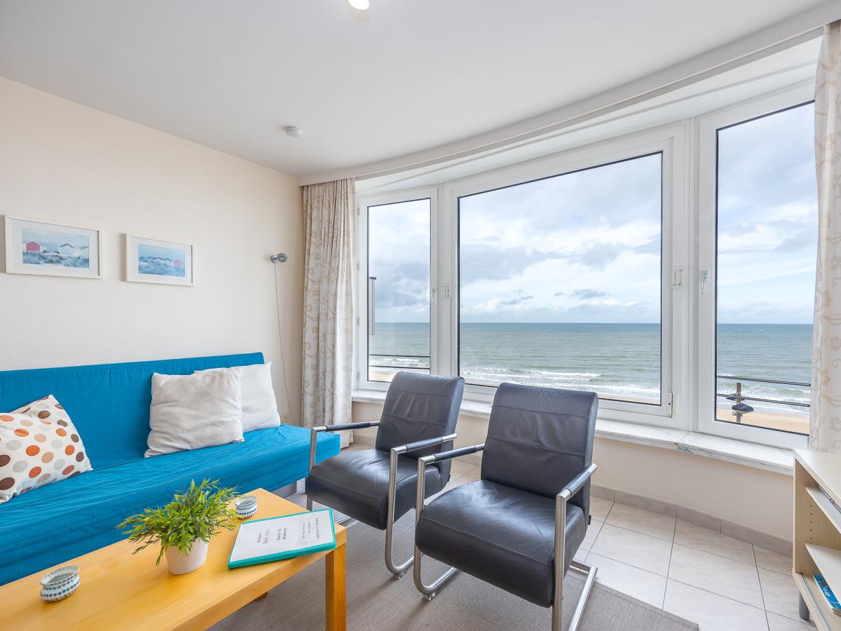 Centraal gelegen appartement in Middelkerke met frontaal zeezicht · 6 pers. in Middelkerke
