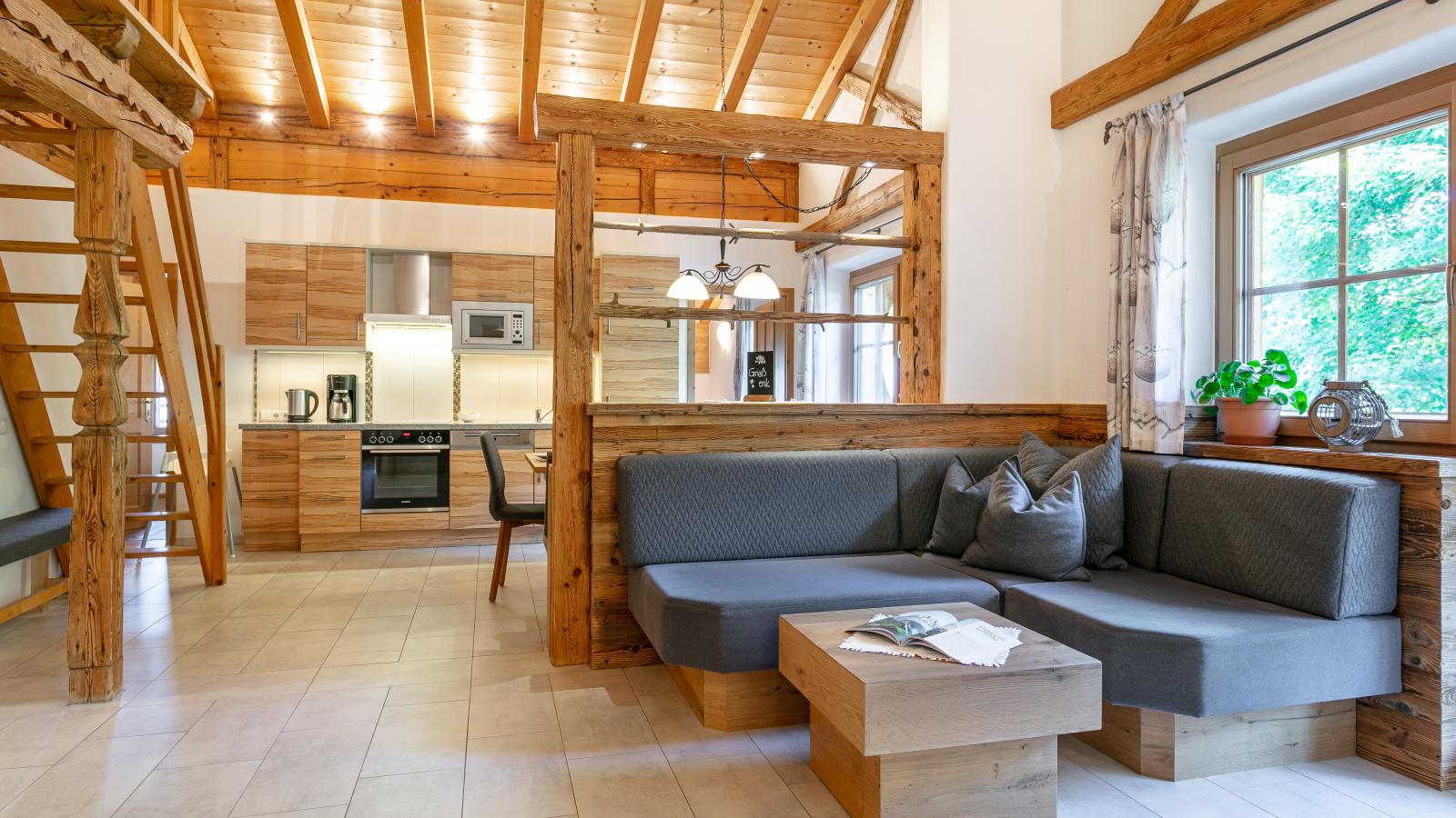 Koglbauer - Apartment Nr 5 - Woonkamer