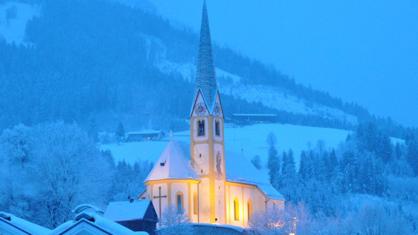 Kirchberg am Bach - Uitzicht winter