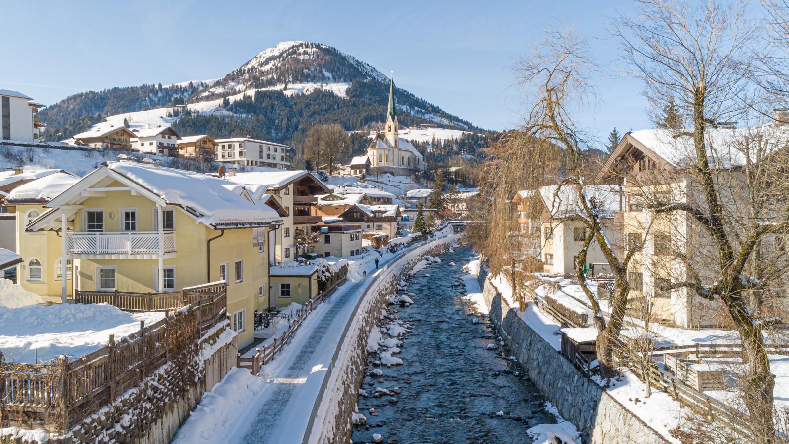 Kirchberg am Bach - Gebied winter 1km