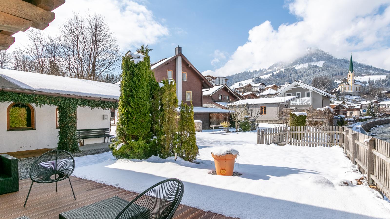 Kirchberg am Bach - Tuin winter
