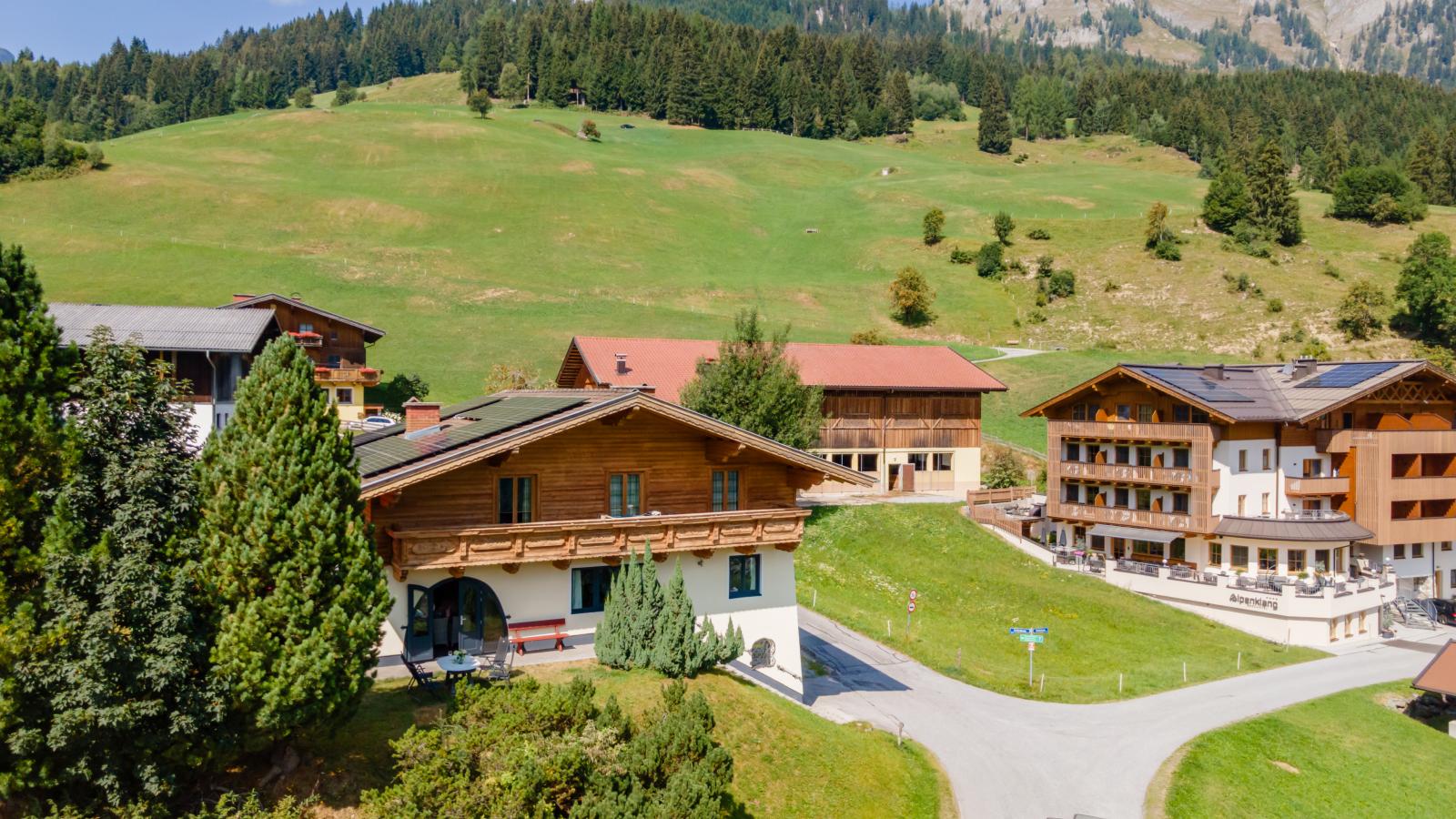 Chalet Kristall II - Außenbereich Sommer