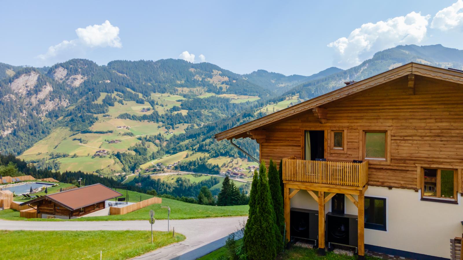Chalet Kristall II - Außenbereich Sommer