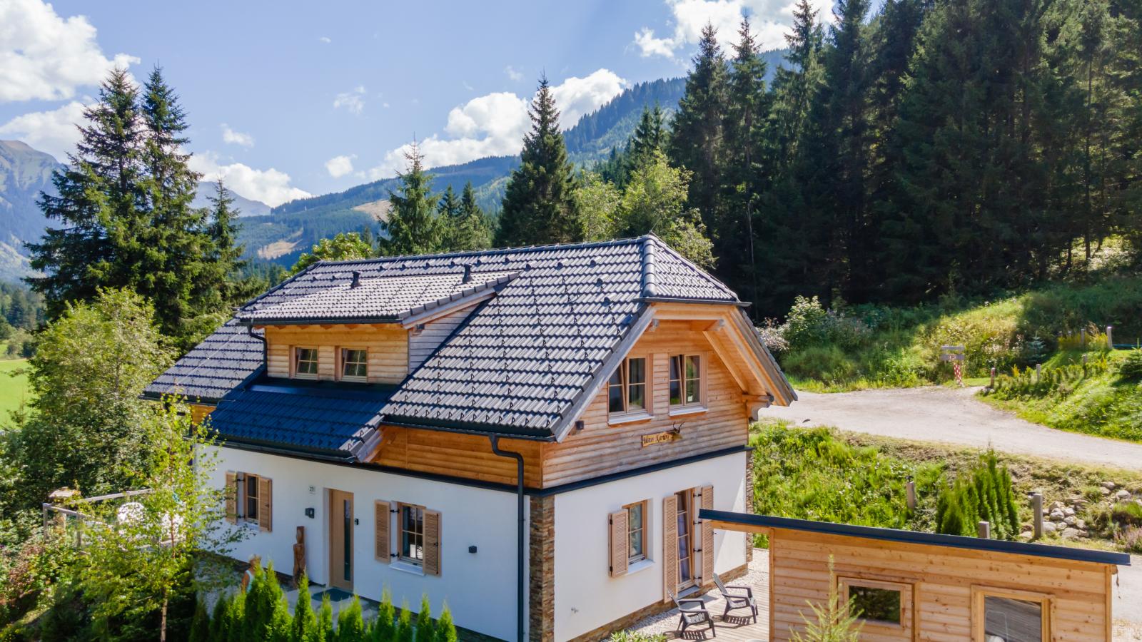 Chalet Karibu-Buitenkant zomer