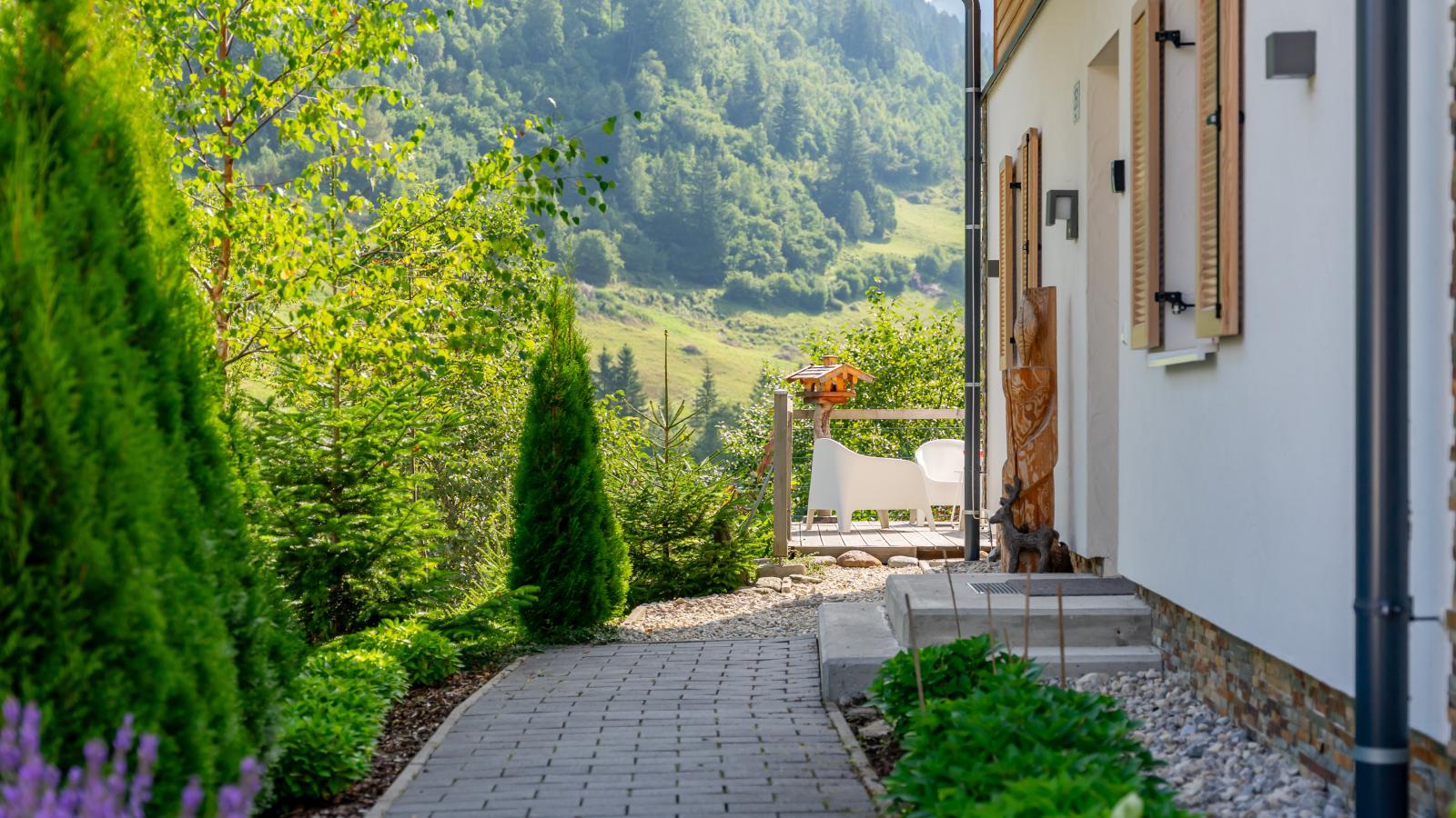 Chalet Karibu-Buitenkant zomer