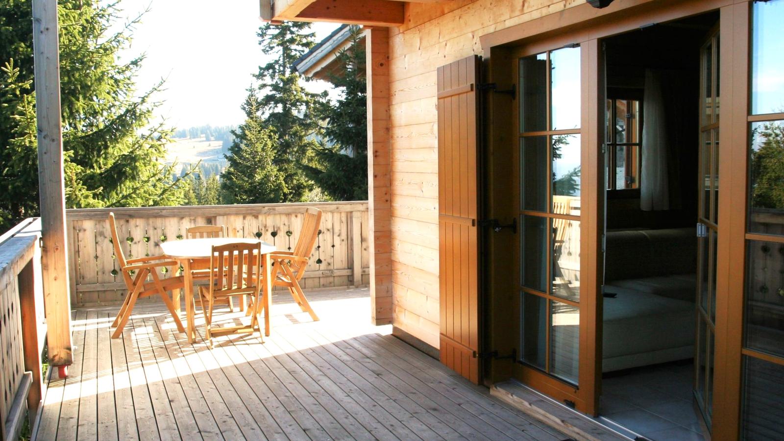 Chalet Bergoase-Terrasbalkon
