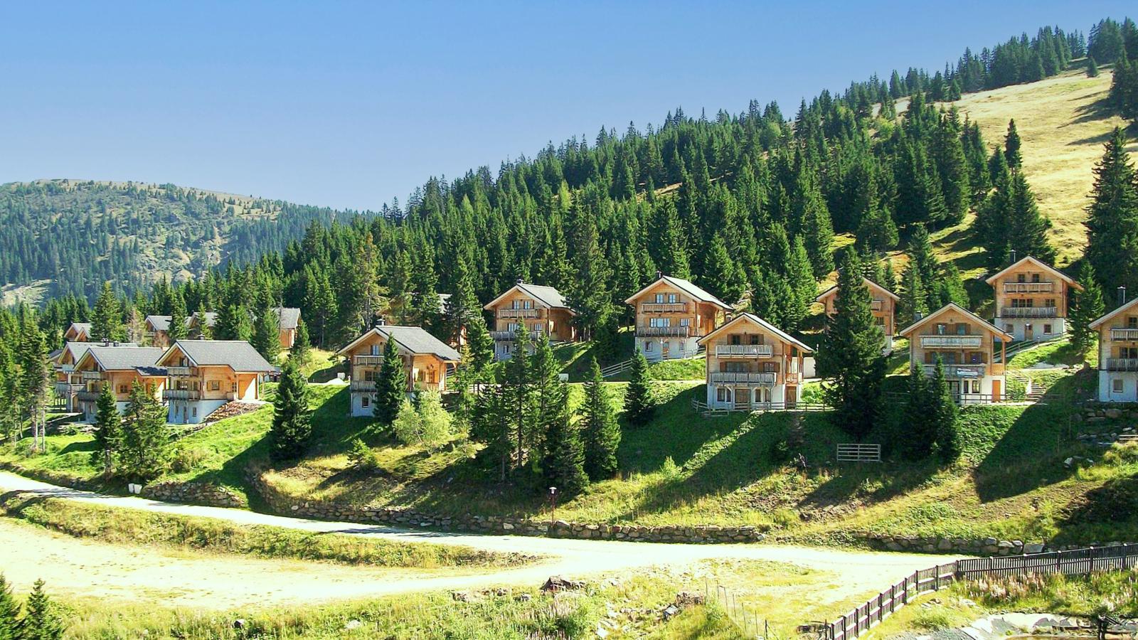 Chalet Bergoase-Buitenkant zomer