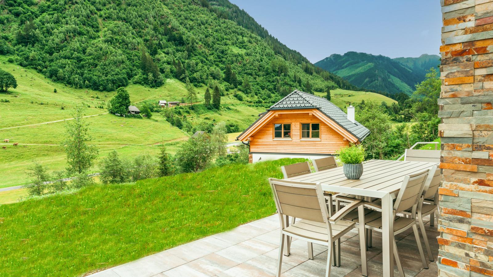 Im grünen Herzen-Terrasbalkon