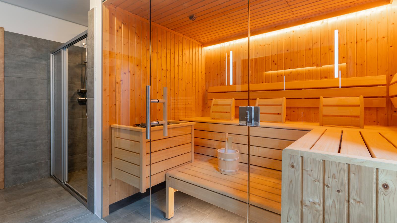Im grünen Herzen-Sauna
