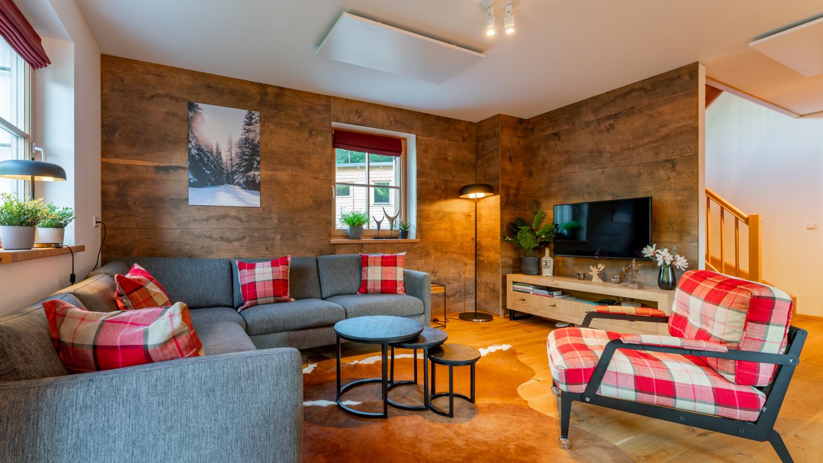Im grünen Herzen-Woonkamer