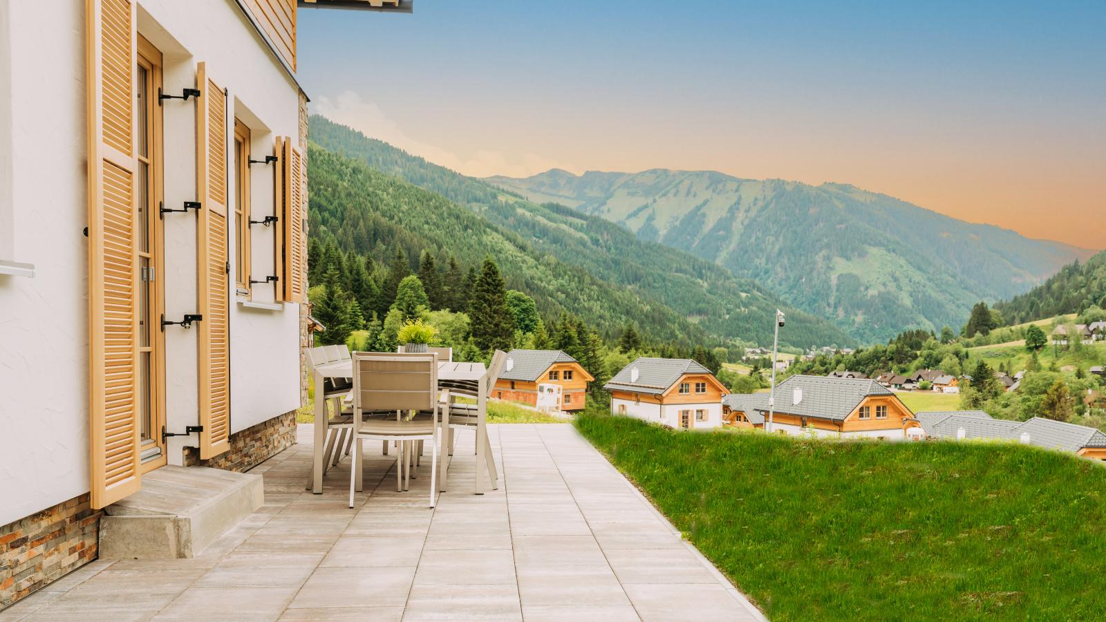 Im grünen Herzen-Terrasbalkon