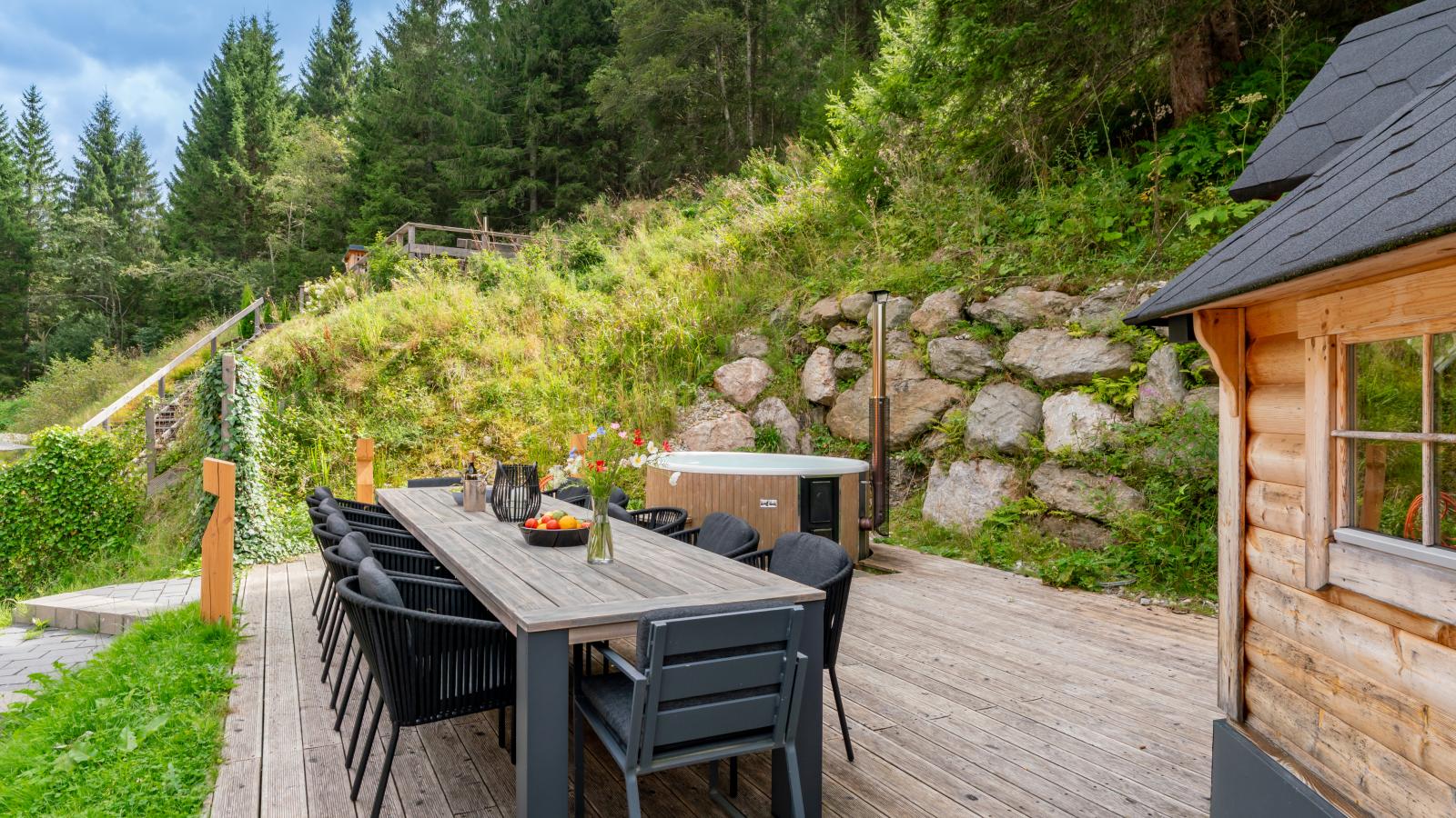 Haus Ganbei-Terrasbalkon