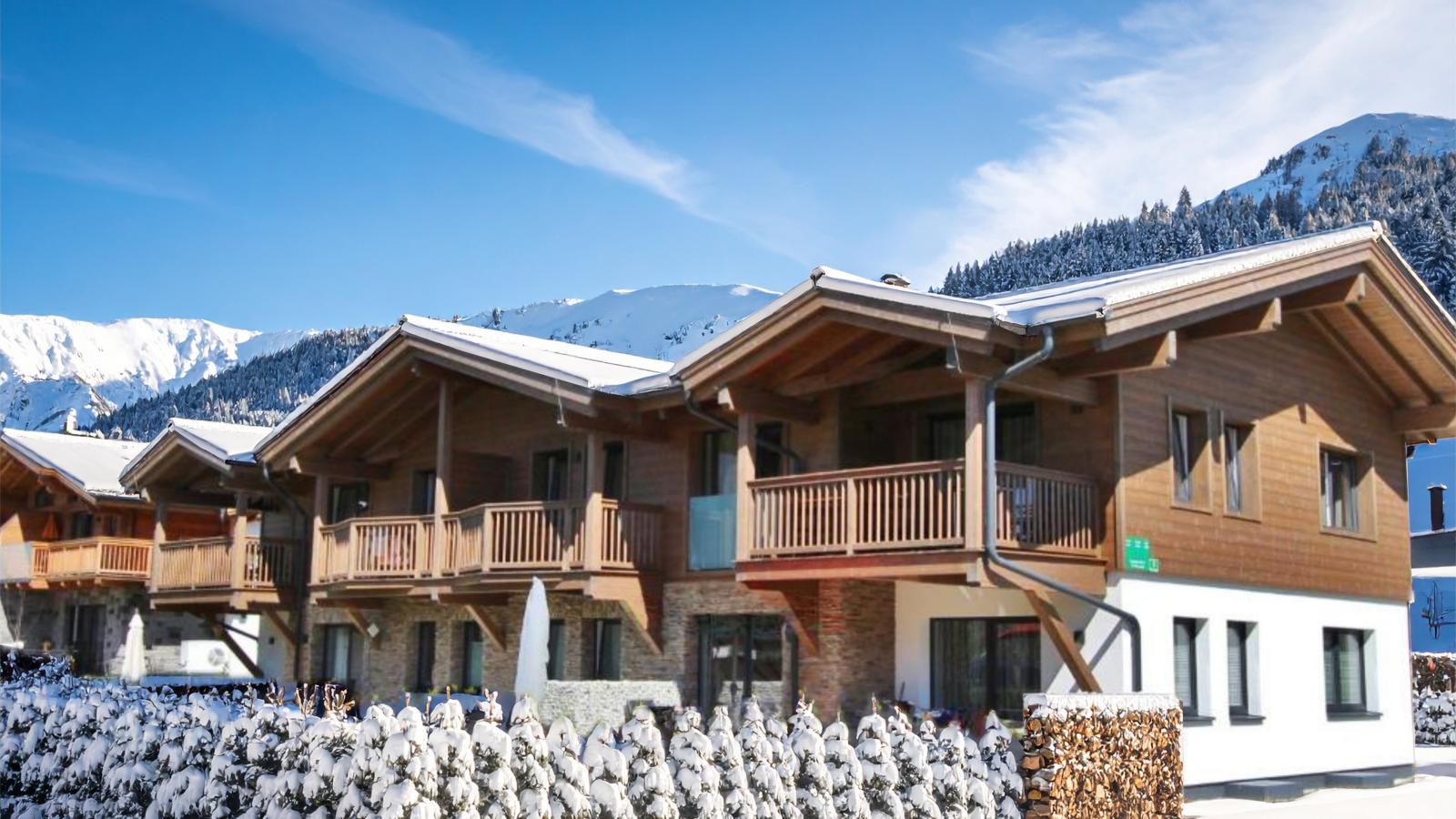 Salzach Lodge-Außenbereich Winter