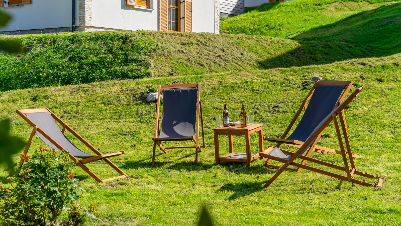 Chalet Norah-Jardins en été