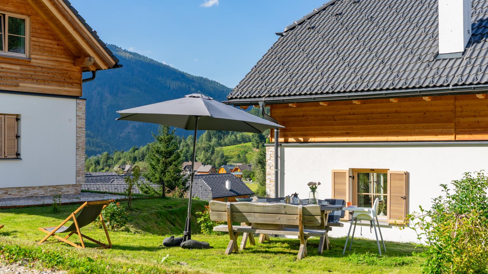 Chalet Norah-Jardins en été