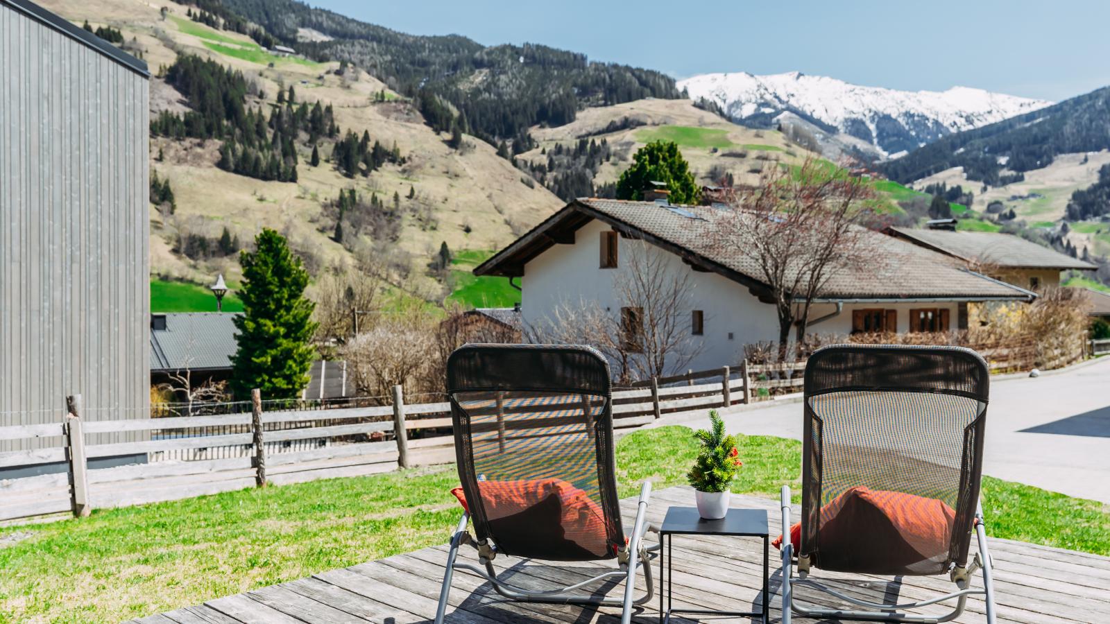 Goldhänchen-Uitzicht zomer