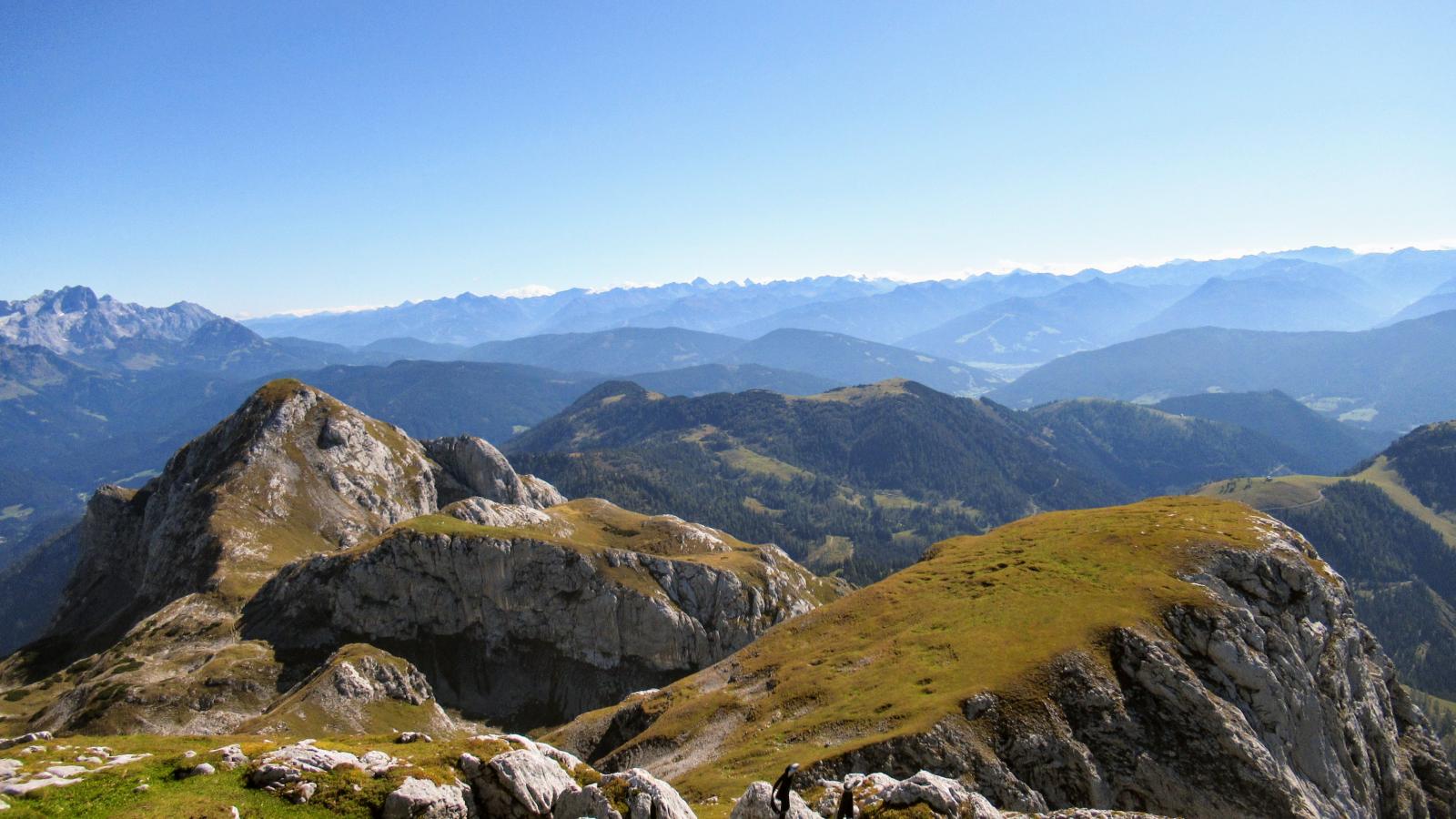 Werfenblick - Gebieden zomer 1km