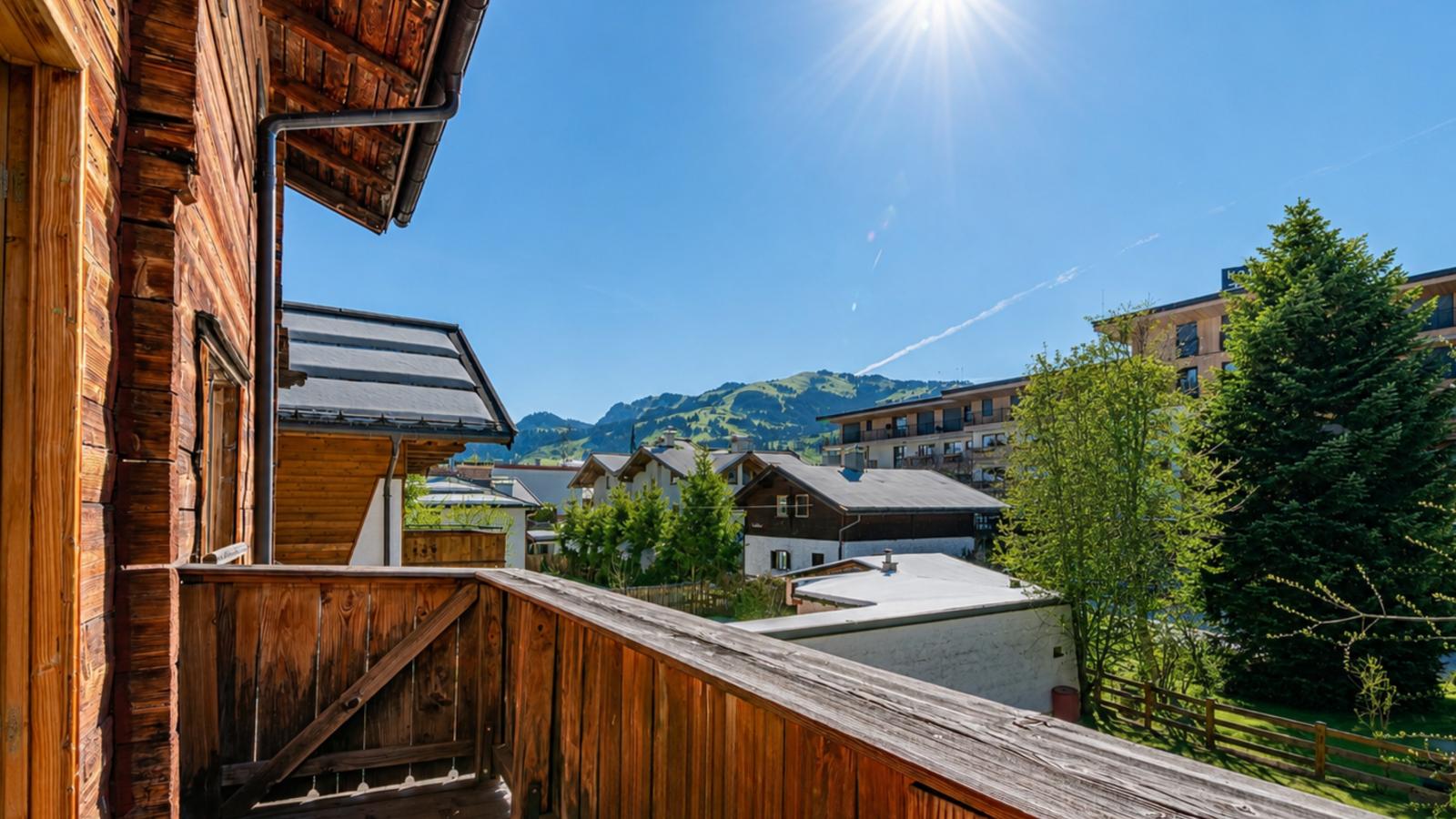 Chalet Kirchberg L - Terrace balcony