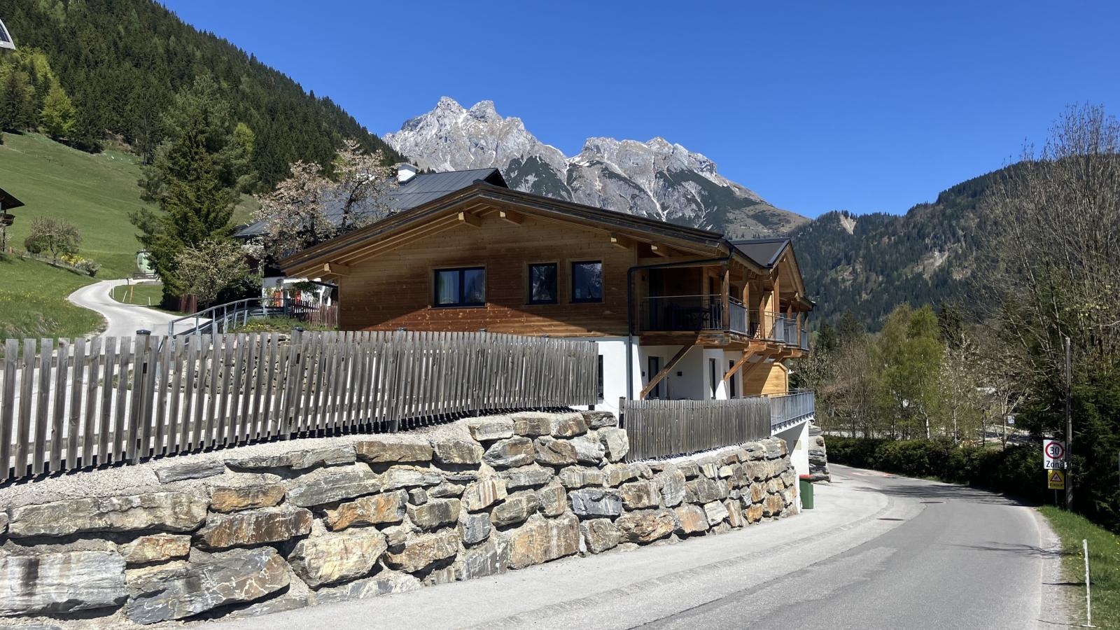 Bergblick - Außenbereich Sommer