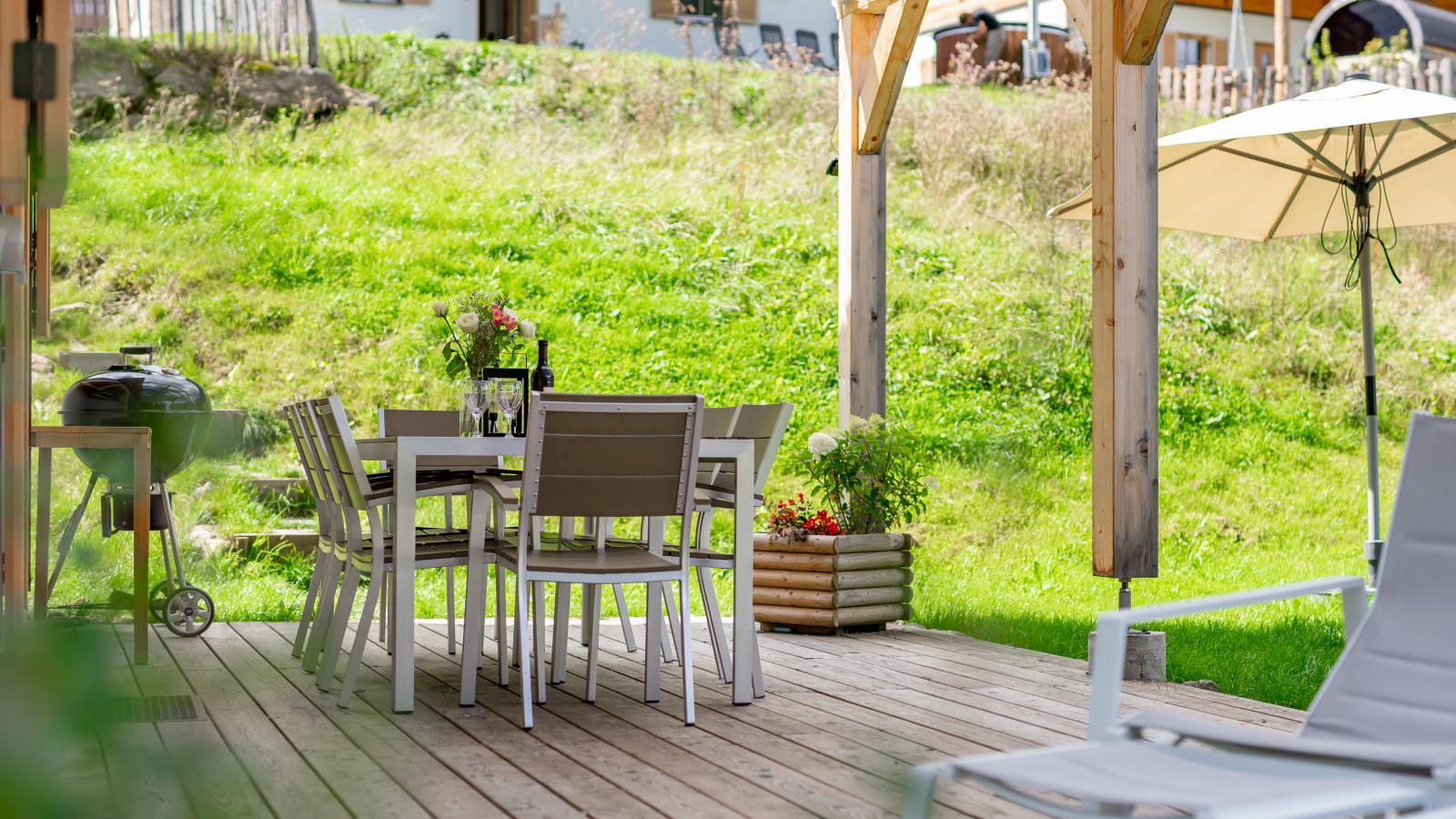 Chalet Amsel-Terrace balcony