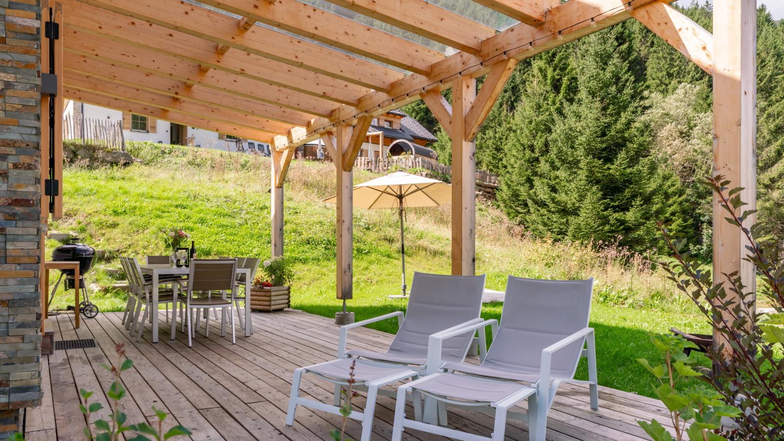 Chalet Amsel-Terrace balcony