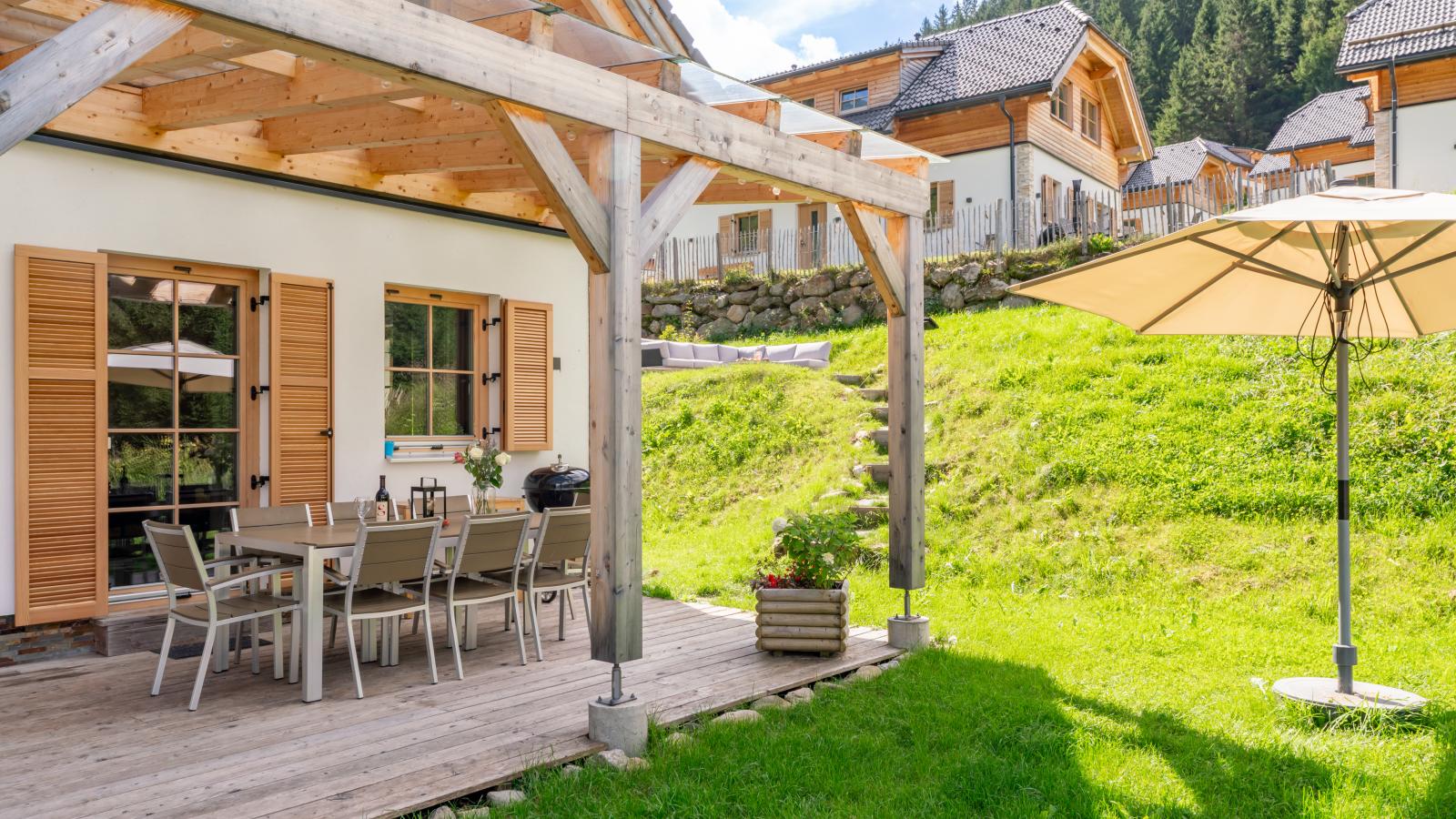 Chalet Amsel-Terrace balcony