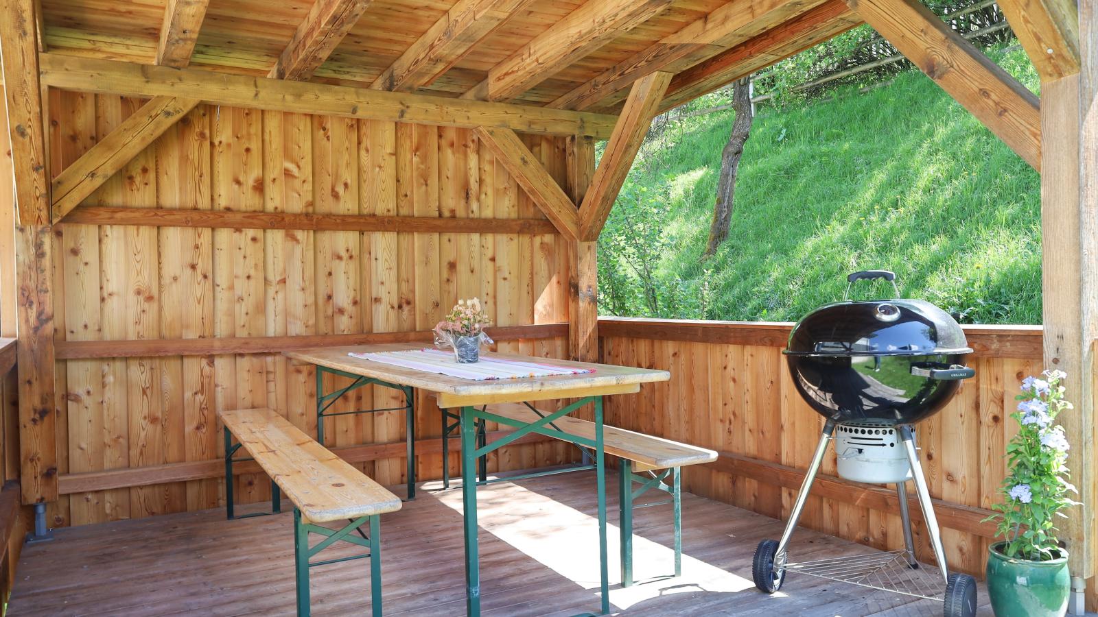 Tirola Bude Schorsch Top 2-Gärten Sommer