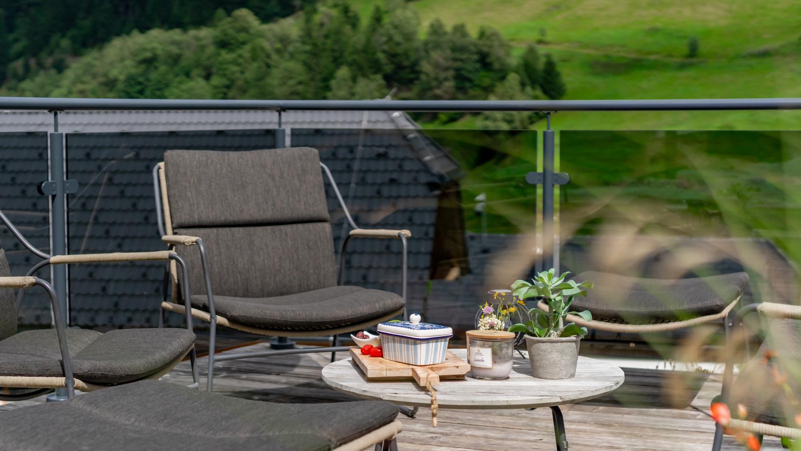 Chalet Hirschblick-Terrasbalkon