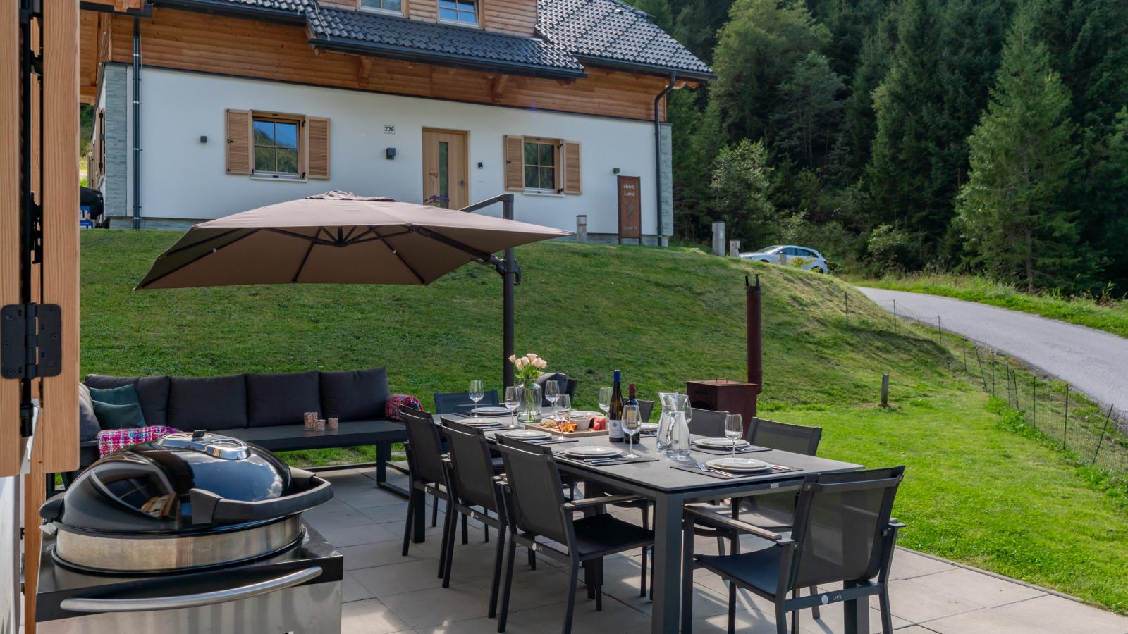 Riesner Alpenlodge-Terrasbalkon