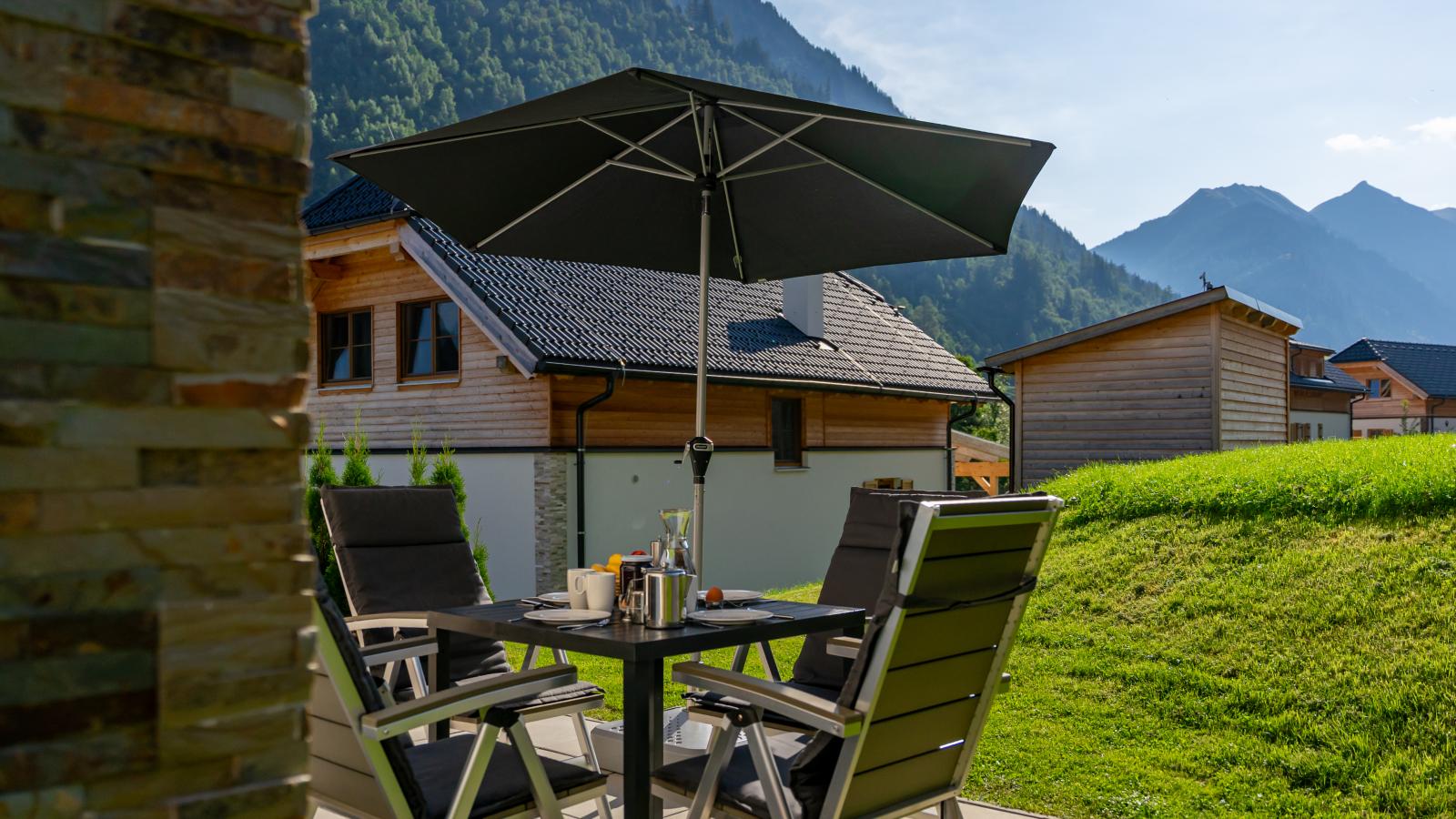 Riesner Alpenlodge-Terrasbalkon