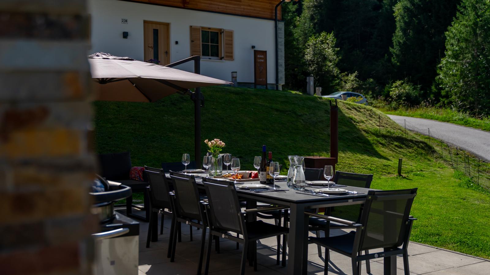 Riesner Alpenlodge-Terrasbalkon