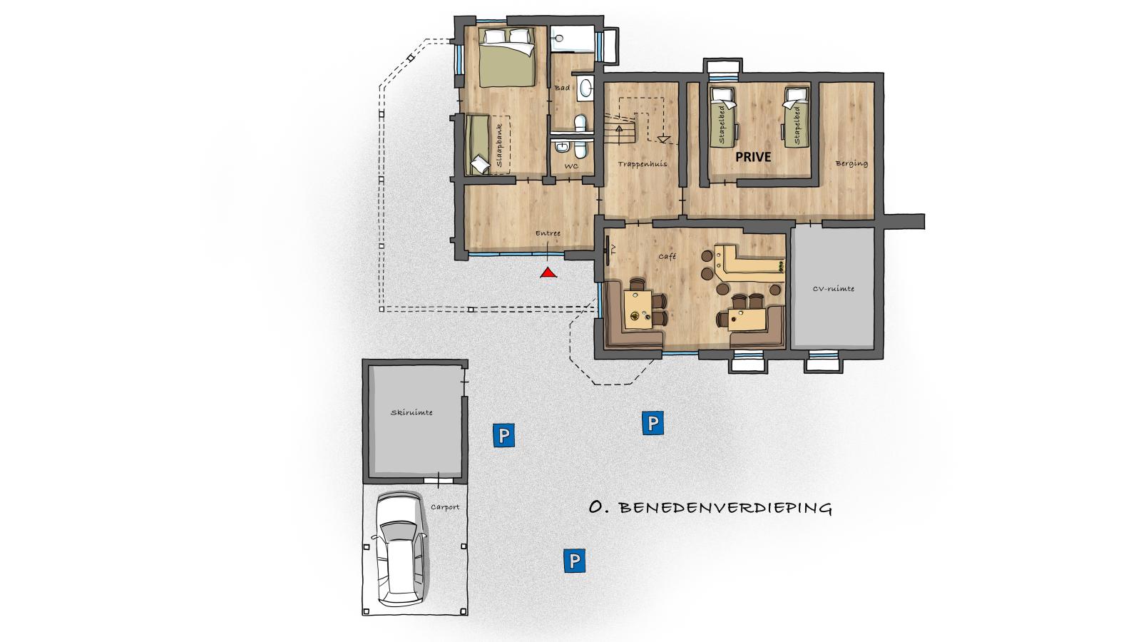 Spykerhütte-Floor plan