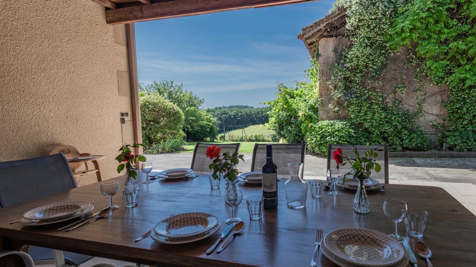 Grande Gite Bassoues - Terrasbalkon