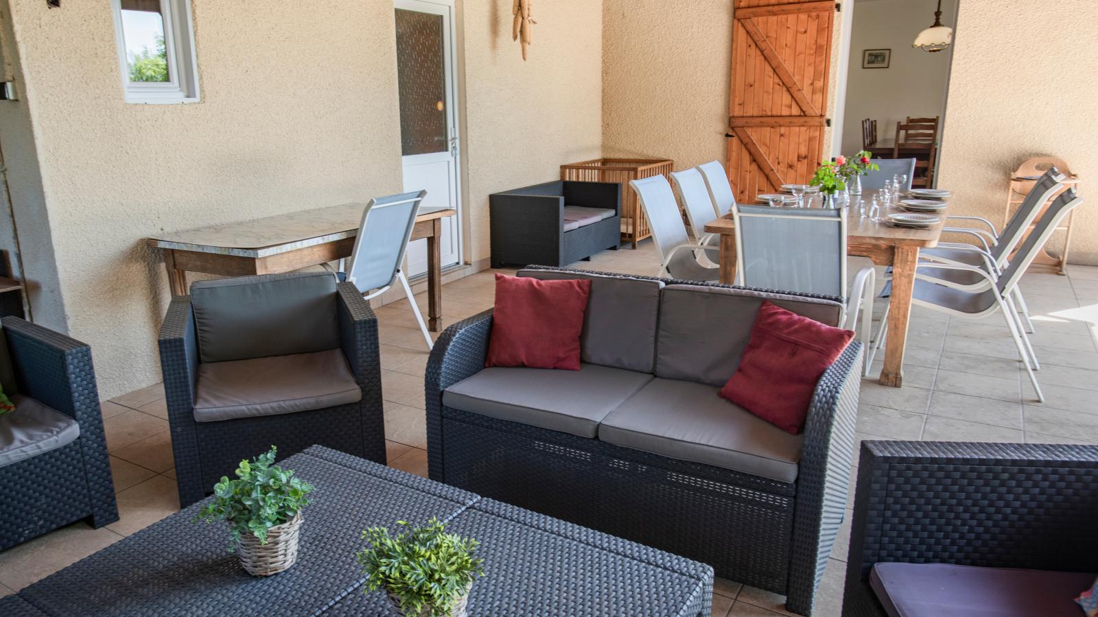 Grande Gite Bassoues - Terrasbalkon