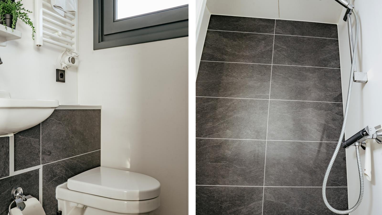 Tiny houseboat Uitgeest I-Salle de bain