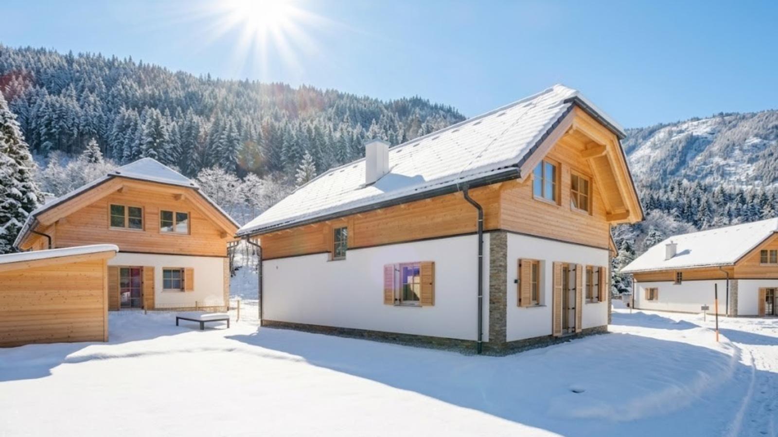 Steier Hütte - Exterior in winter