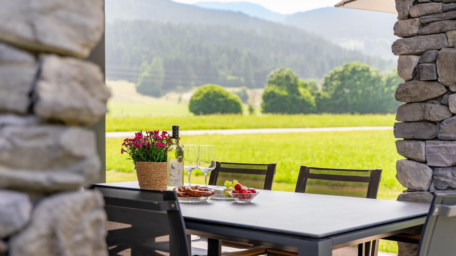 Mountain Chalet Chapeau-Terrasbalkon