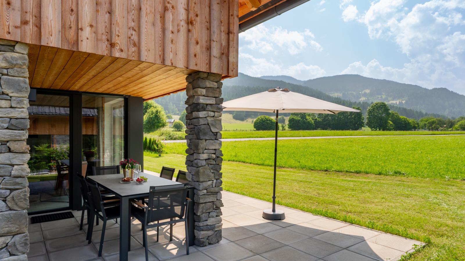 Mountain Chalet Chapeau-Terrasbalkon