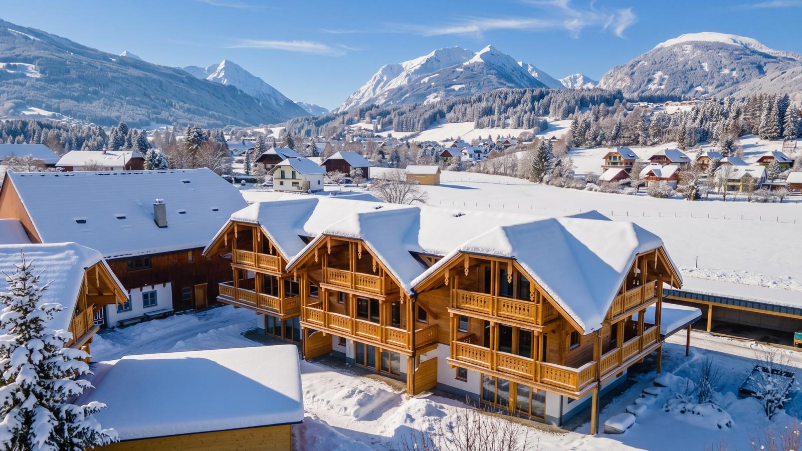 AlmApARTment Mauterndorf Pichl 7-2 - Exterior in winter