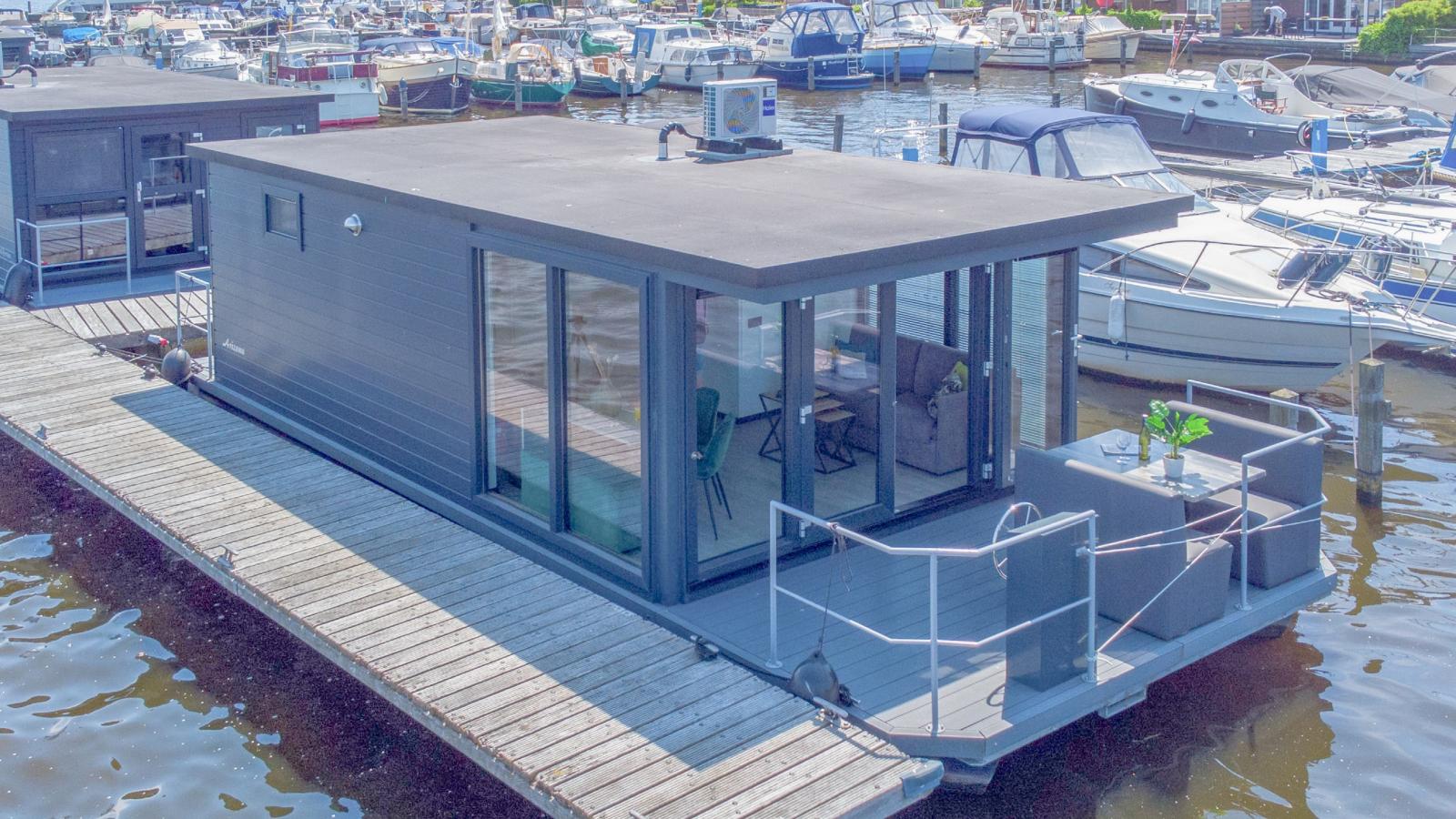 Tiny houseboat Parel I - airco-Extérieur été