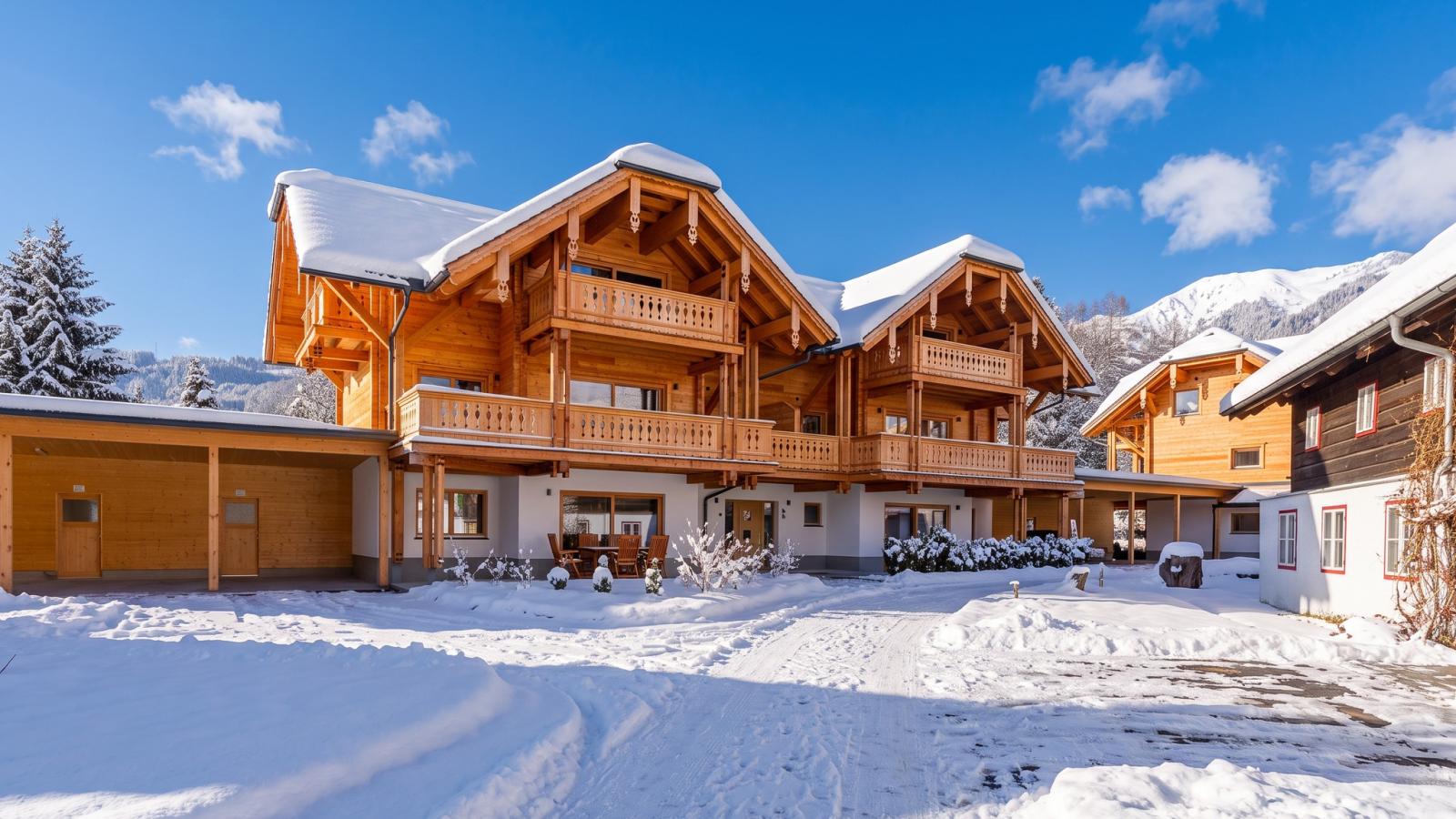 AlmApARTment Mauterndorf Pichl 8-1 - Exterior in winter
