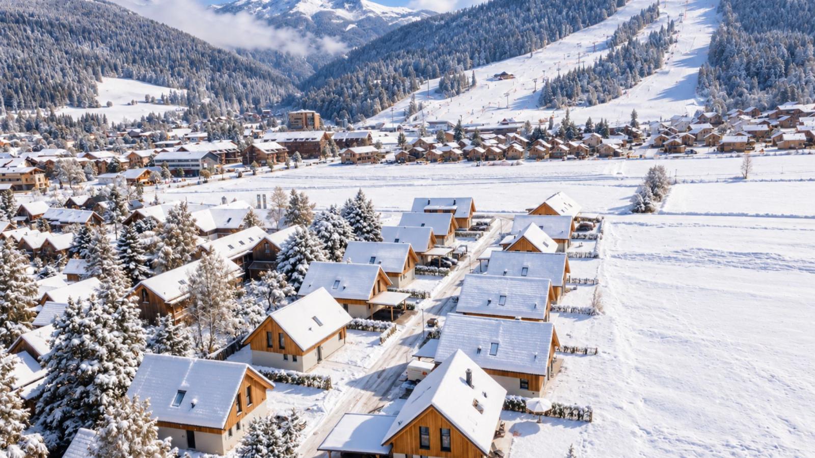 Mountain Chalet Bergfreund - Uitzicht winter