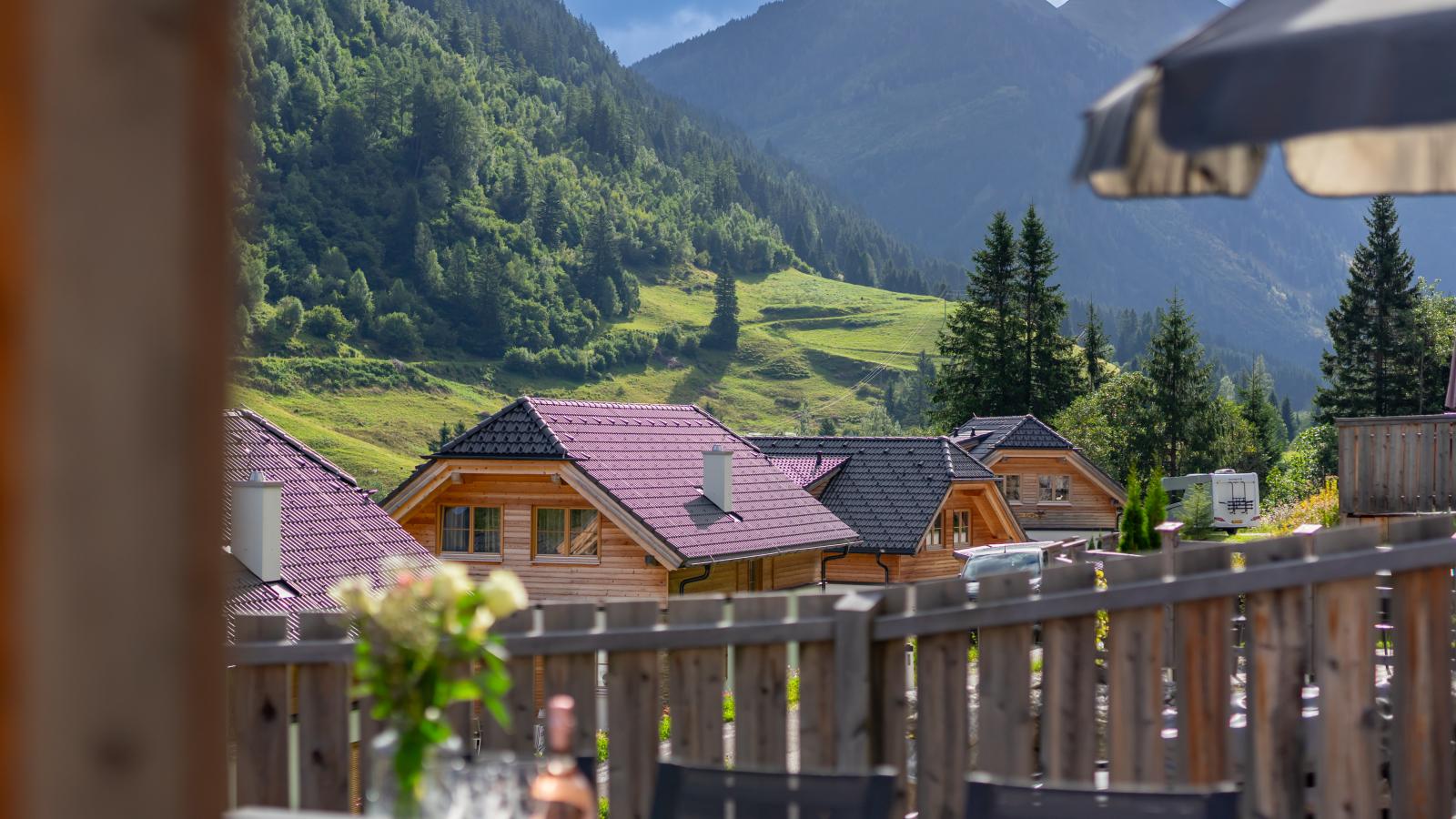 Edelweiss Lodge-Aussicht Sommer