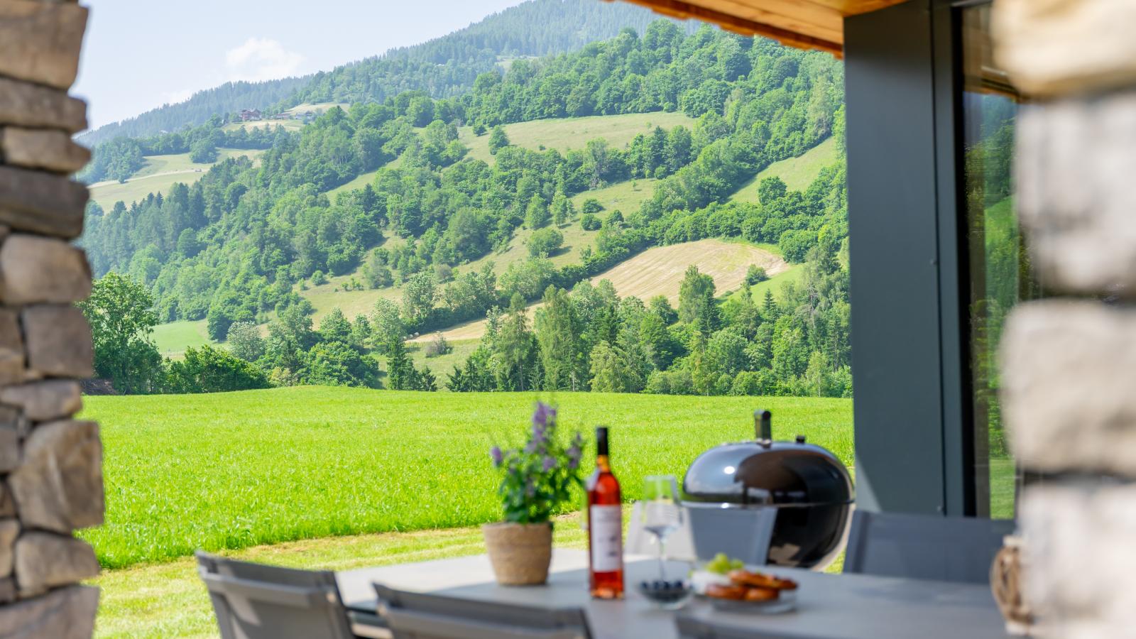 Mountain Chalet Esttes-Terrasbalkon