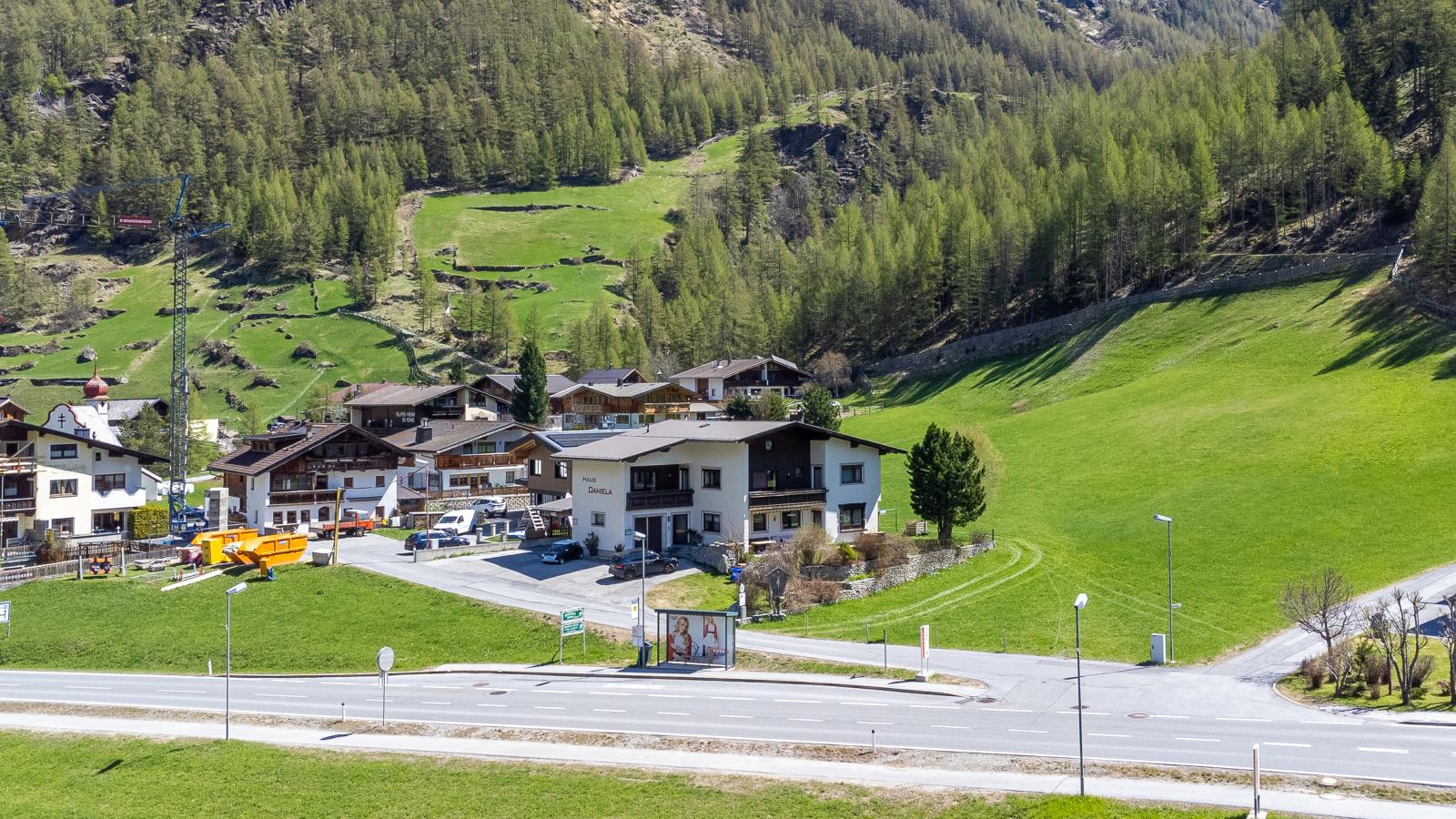 Haus Daniela-Gebieden zomer 1km