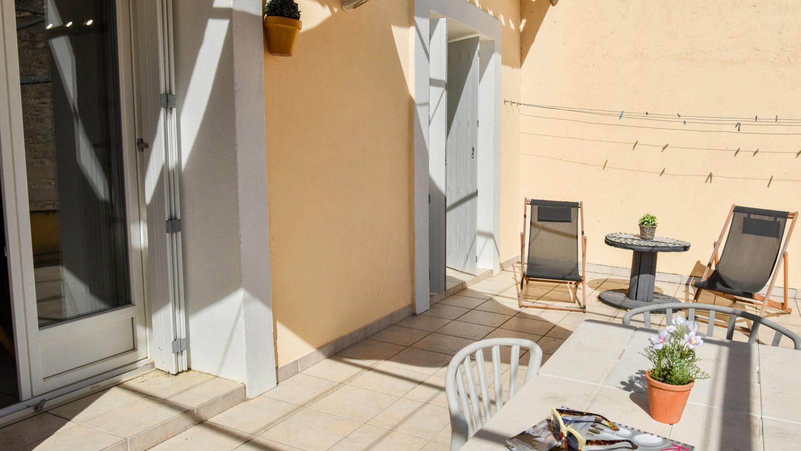 Maison de vacances Olonzac - Terrasbalkon