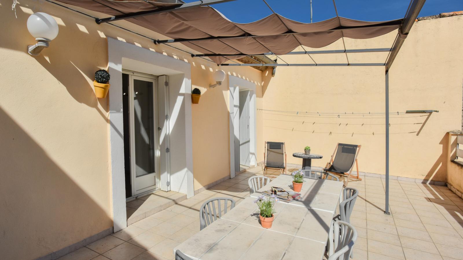 Maison de vacances Olonzac - Terrasbalkon