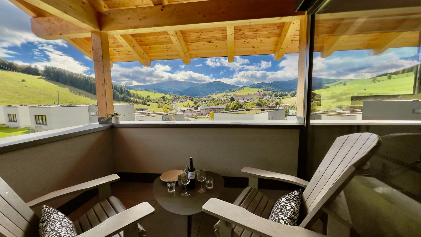 Grebenzen Lodge Pabstin 36B-Terrace balcony