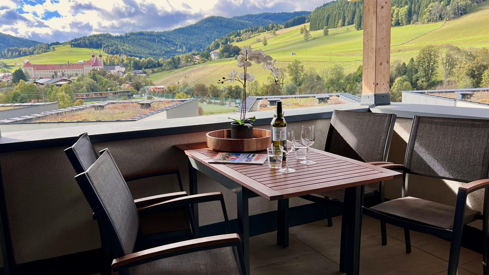 Chalet Kolibri-Terrasbalkon