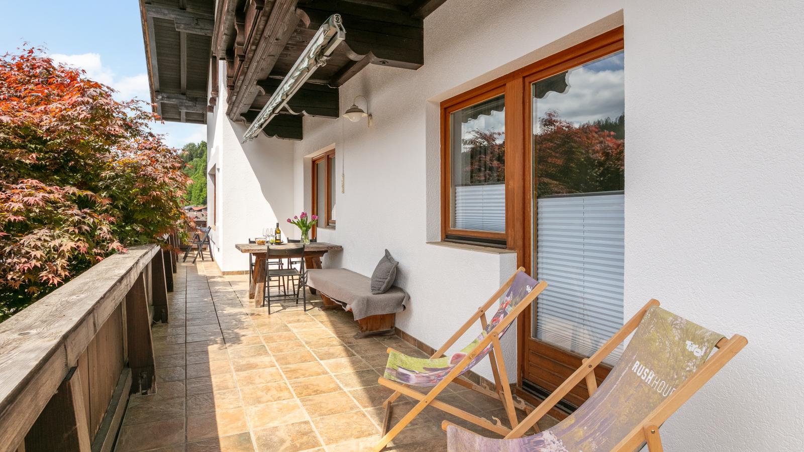 Tirola Stadl Lois - Terrasse/Balkon